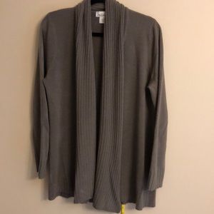 XL cardigan- grayish brown